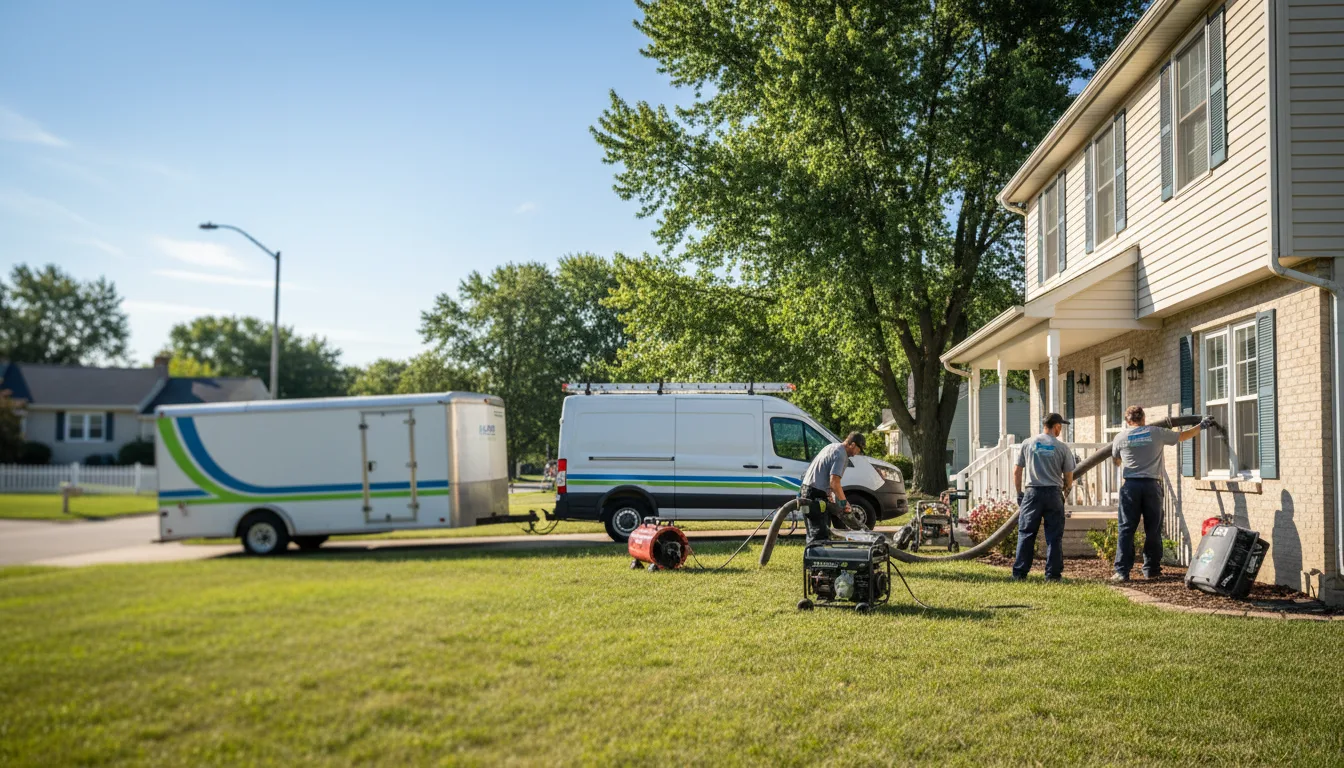 Flooded Basement Restoration And Cleanup With Repair in Vermilion, OH near me